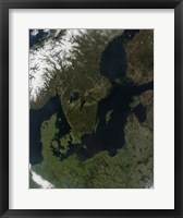 Framed Southern Scandinavia