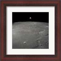 Framed Apollo 12 Lunar Module Intrepid is set in a Lunar Landing Configuration