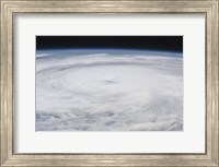 Framed Hurricane Bill in the Atlantic Ocean