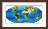 Framed Average Plant Growth of the Earth
