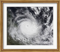 Framed Severe Tropical Cyclone Hamish in the South Pacific Ocean