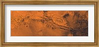 Framed Valles Marineris, the Great Canyon of Mars