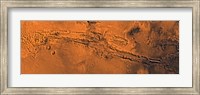 Framed Valles Marineris, the Great Canyon of Mars
