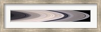 Framed Saturn's Ring System