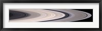 Framed Saturn's Ring System