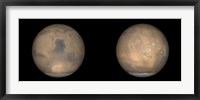 Framed Global Views of Mars in late Northern Summer