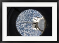Framed Space Shuttle Endeavour's Cargo Bay