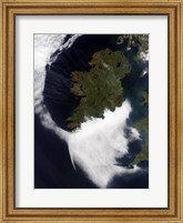 Framed Contrails Converging on Dublin, Ireland