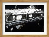 Framed International Space Station's Starboard Truss
