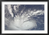 Framed Hurricane Bertha