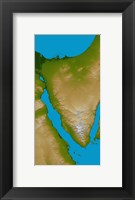Framed Sinai Peninsula
