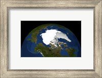 Framed Arctic Sea Ice in 2005