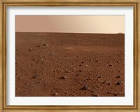 Framed Rocky Surface of Mars