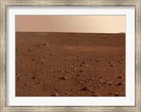 Framed Rocky Surface of Mars
