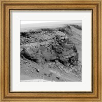 Framed Cliff on the Surface of Mars