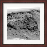 Framed Cliff on the Surface of Mars