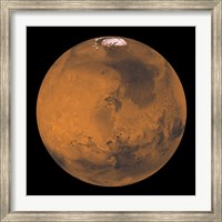 Framed Global Color View of Mars