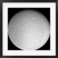 Framed Saturn's Icy Moon Rhea