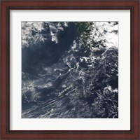 Framed Suwanose-Jima Volcano