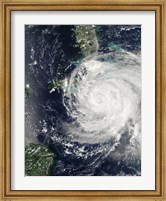 Framed Hurricane Ike over Cuba, Jamaica, and the Bahamas