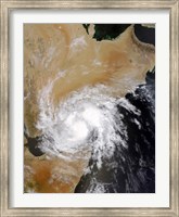 Framed Tropical Storm Three in the Northern Indian Ocean