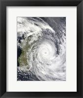 Framed Tropical Cyclone Gael off Madagascar