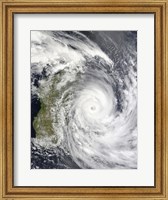 Framed Tropical Cyclone Gael off Madagascar