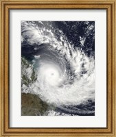 Framed Tropical Cyclone Hamish over Australia