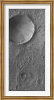 Framed Impact Crater on Mars