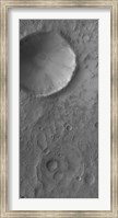 Framed Impact Crater on Mars