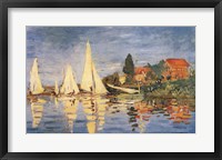 Framed Regatta at Argenteuil