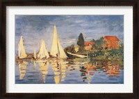 Framed Regatta at Argenteuil