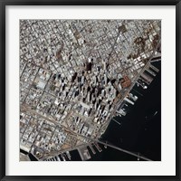 Framed Oblique-Angle view of San Francisco's Financial District