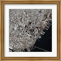 Framed Oblique-Angle view of San Francisco's Financial District