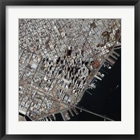 Framed Oblique-Angle view of San Francisco's Financial District