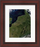 Framed Low Countries of Belgium, Luxembourg, and The Netherlands