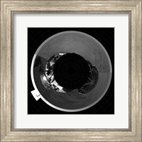 Framed Polar Projection of Mars