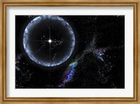 Framed Neutron Star SGR 1806-20 Producing a Gamma Ray Flare
