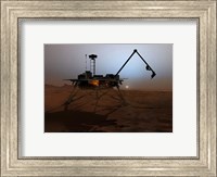 Framed Phoenix Mars Lander