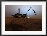 Framed Phoenix Mars Lander