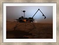 Framed Phoenix Mars Lander