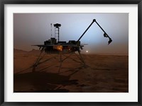 Framed Phoenix Mars Lander