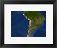 Framed Glaciers in Regions of South America