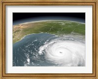 Framed Hurricane Rita