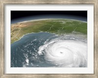 Framed Hurricane Rita