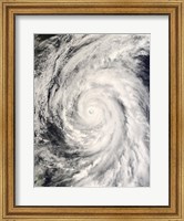 Framed Typhoon Rammasun in the Philippine Sea