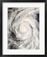 Framed Typhoon Rammasun in the Philippine Sea