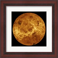 Framed Global view of the Surface of Venus