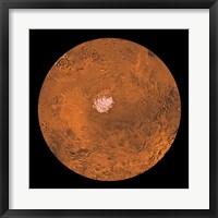 Framed Mare Australe Region of Mars