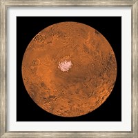 Framed Mare Australe Region of Mars